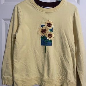 Vintage sunflower sweater
